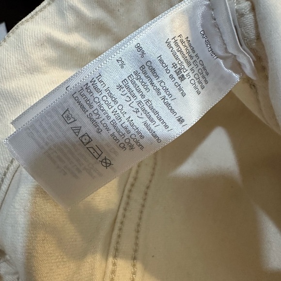 Madewell The Perfect Vintage Wide Leg Jeans Cream 28 - Picture 10 of 11